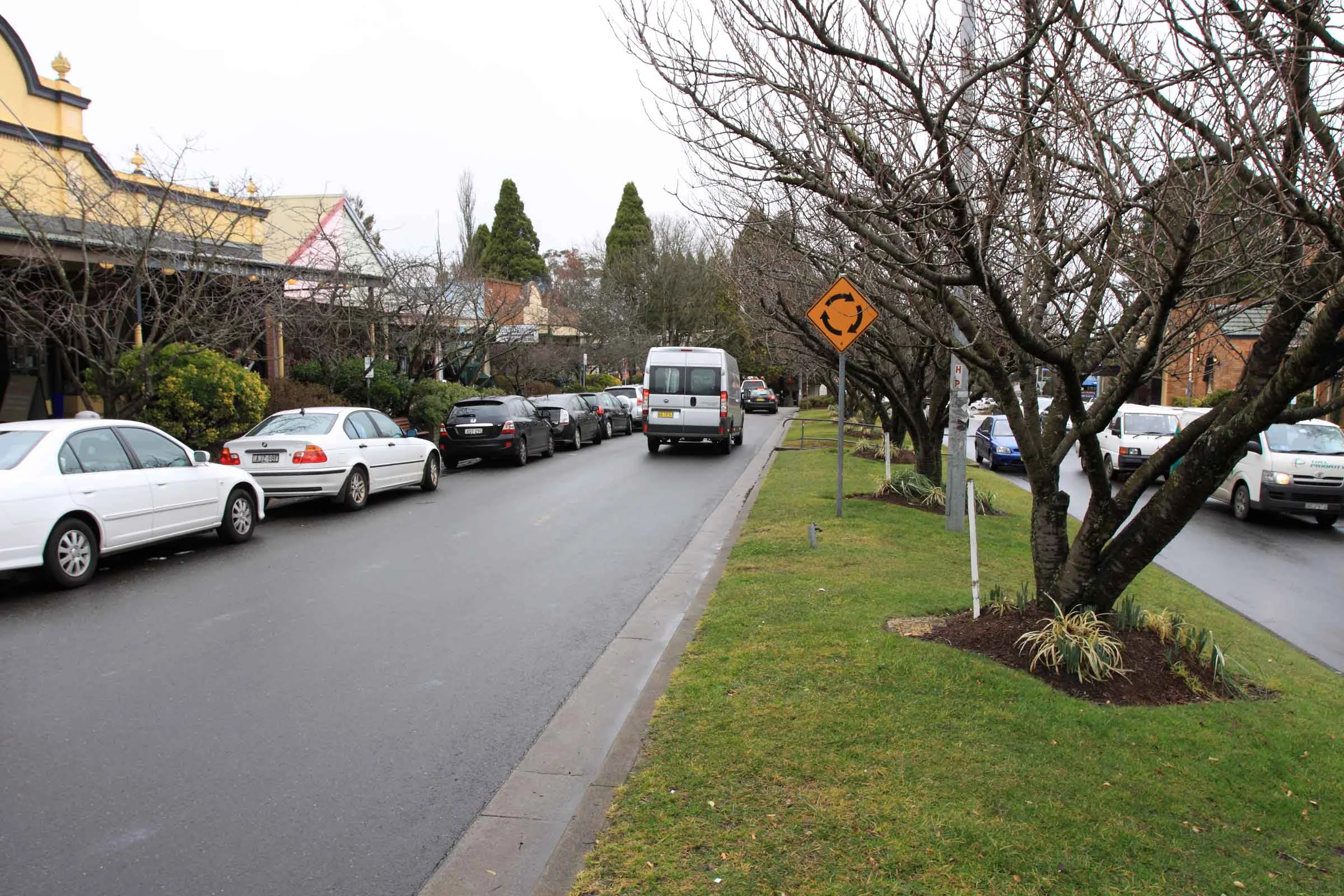 Fig 25: Largely functionless medium strip in Leura