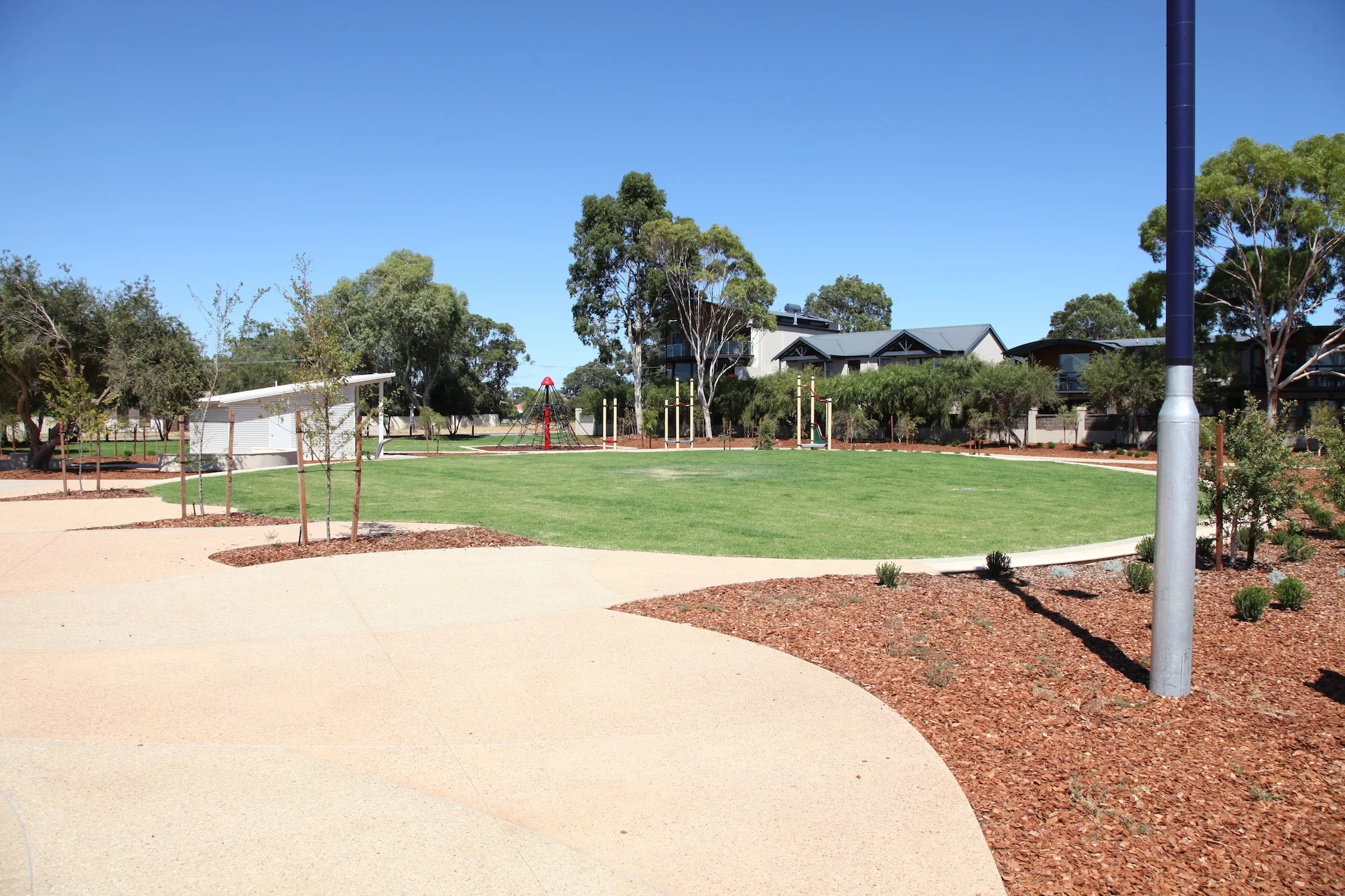 Fig 27: Underused park in Dunsborough WA. Well designed but not suited to the demographic of the suburb