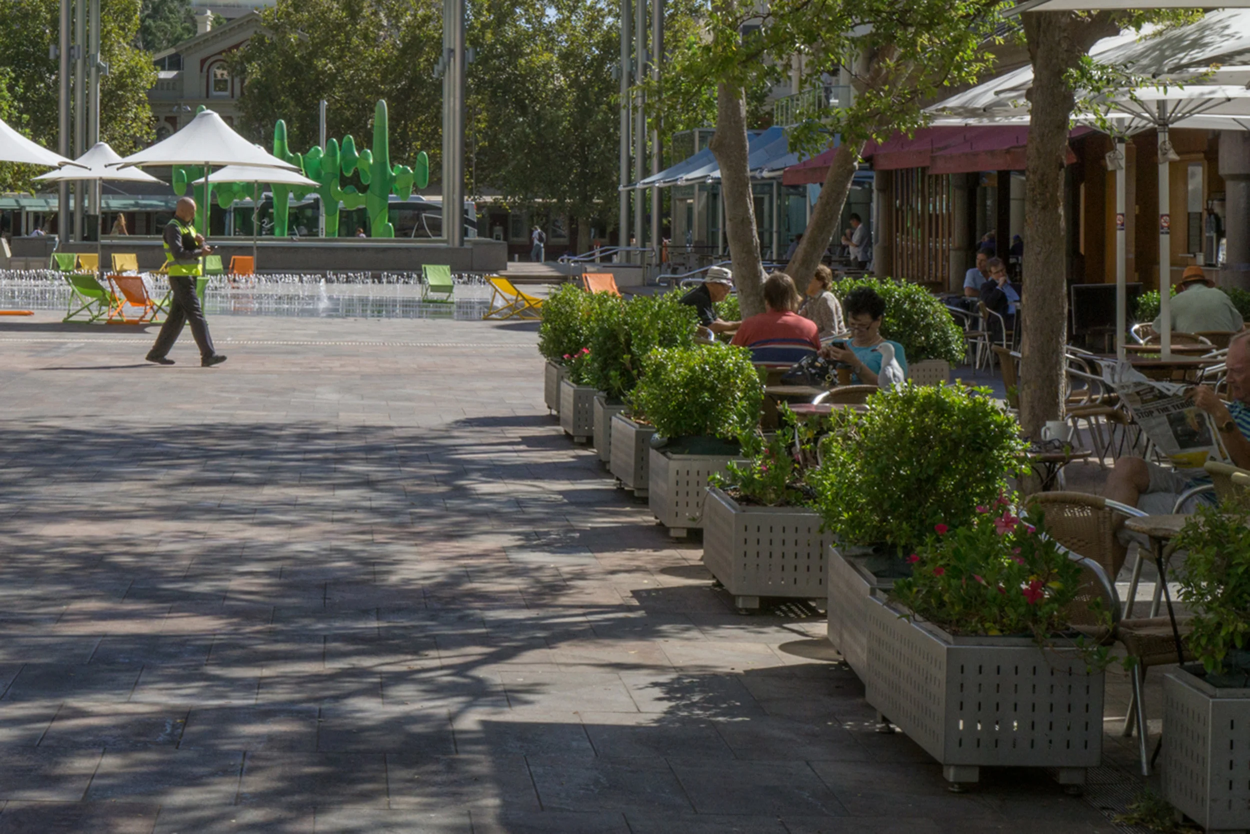 Fig 18: The café in Forrest Place