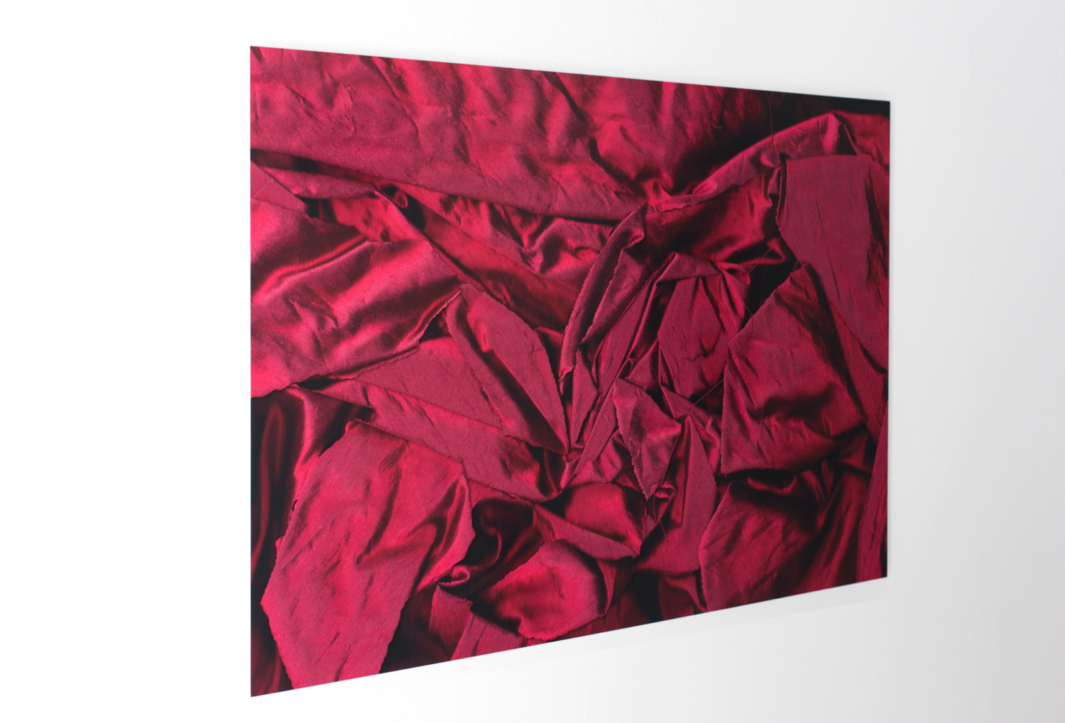   A louder cellophane , 2019, dye-sublimation print on aluminium, 51 x 76cm  Photo: Xavier Burrow 