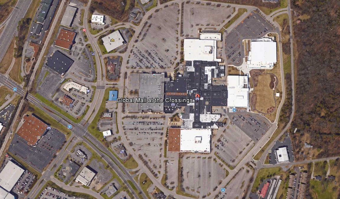 Arial photograph of the site