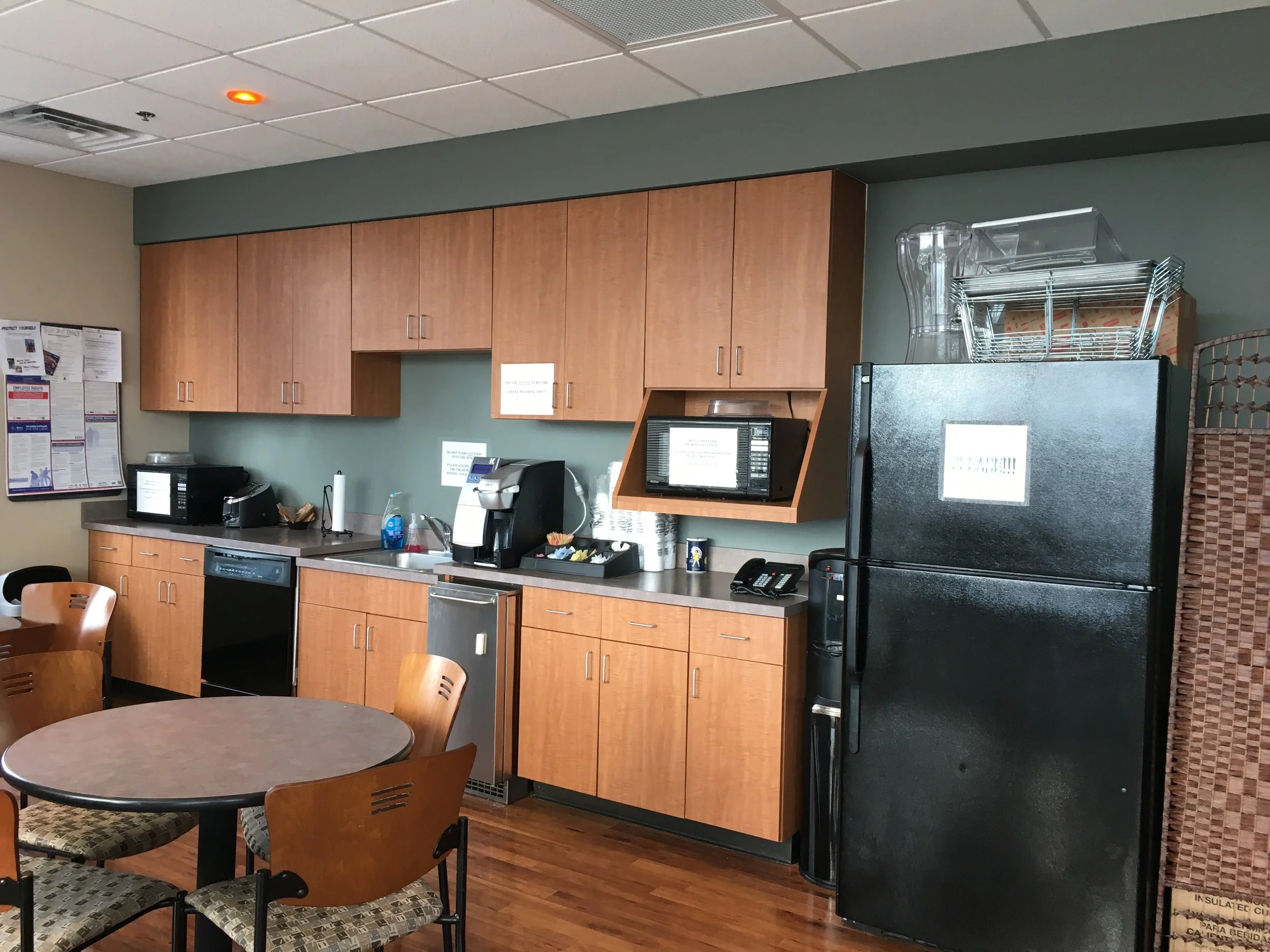 existing breakroom