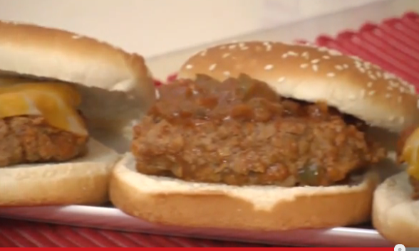 Frita con carne molida de pavo y garbanzos Casera