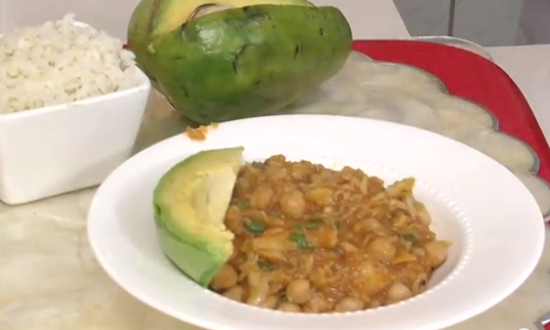 Garbanzos Casera con bacalao