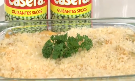 Caserola de atún y guisantes Casera