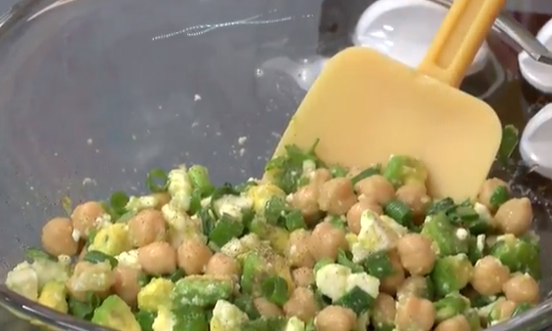 Ensalada de Garbanzos Casera