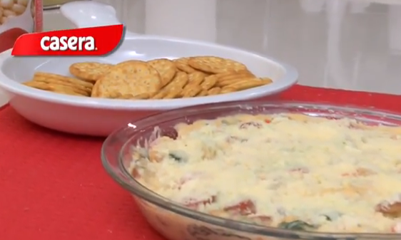 Dip de habichuelas Casera y salchichas