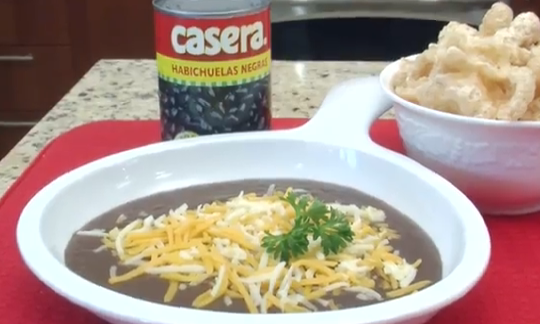 DIP DE FRIJOLES NEGROS A LO PETIT
