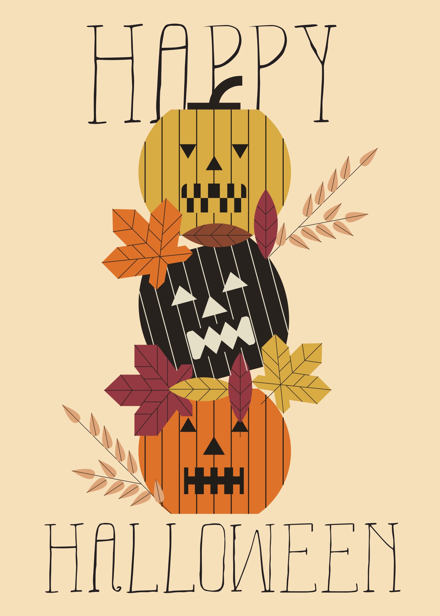 Pumpkin Totem2 Happy Halloween.jpg
