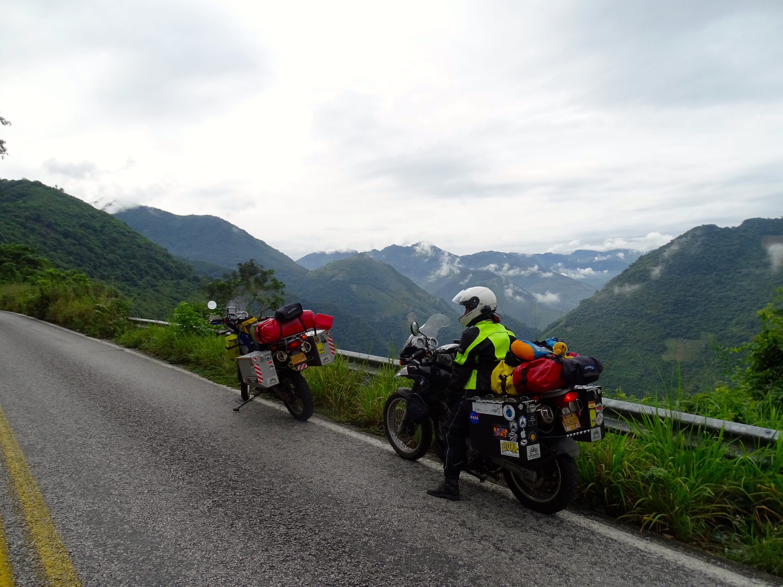 Photos from the narrow "bike" lane can be tricky.