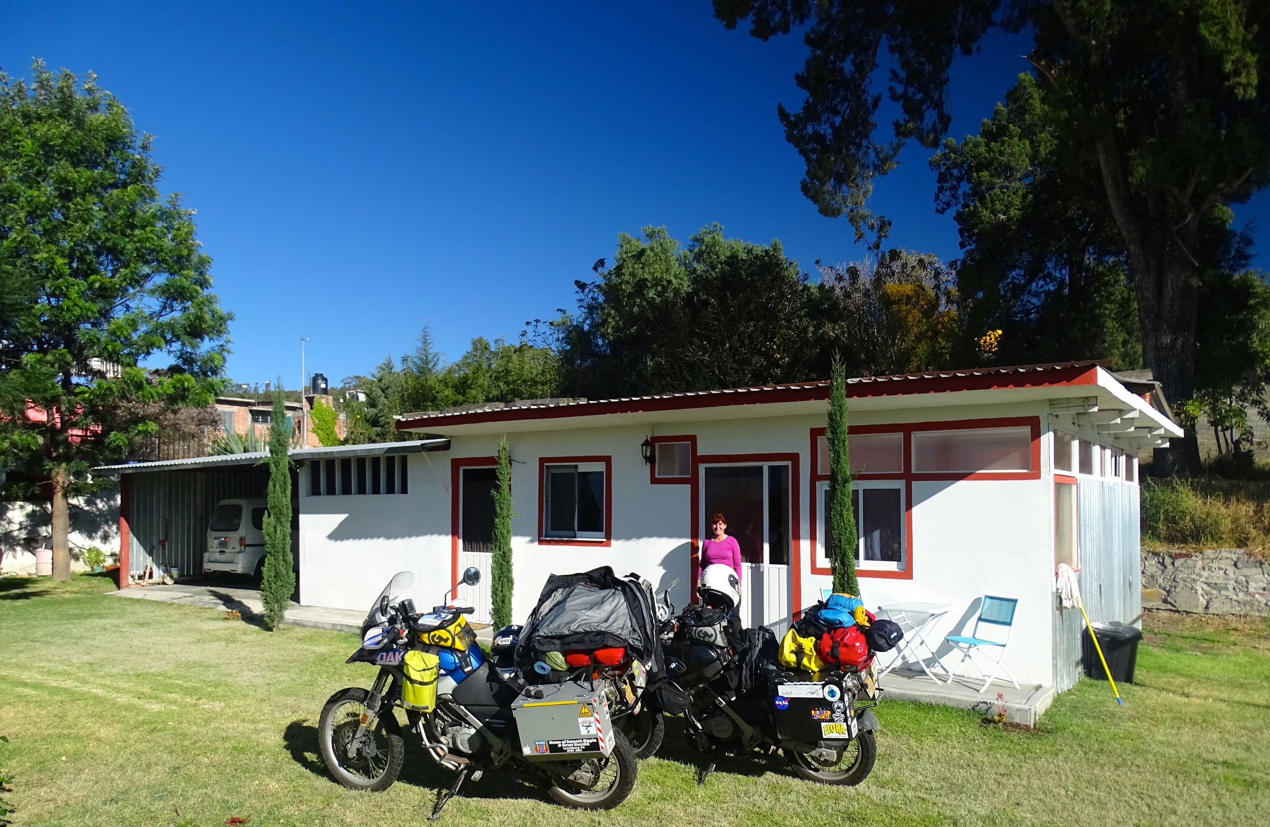 Our home for a week in Tlaxcala with Airbnb hosts Sharon and Jaimie.