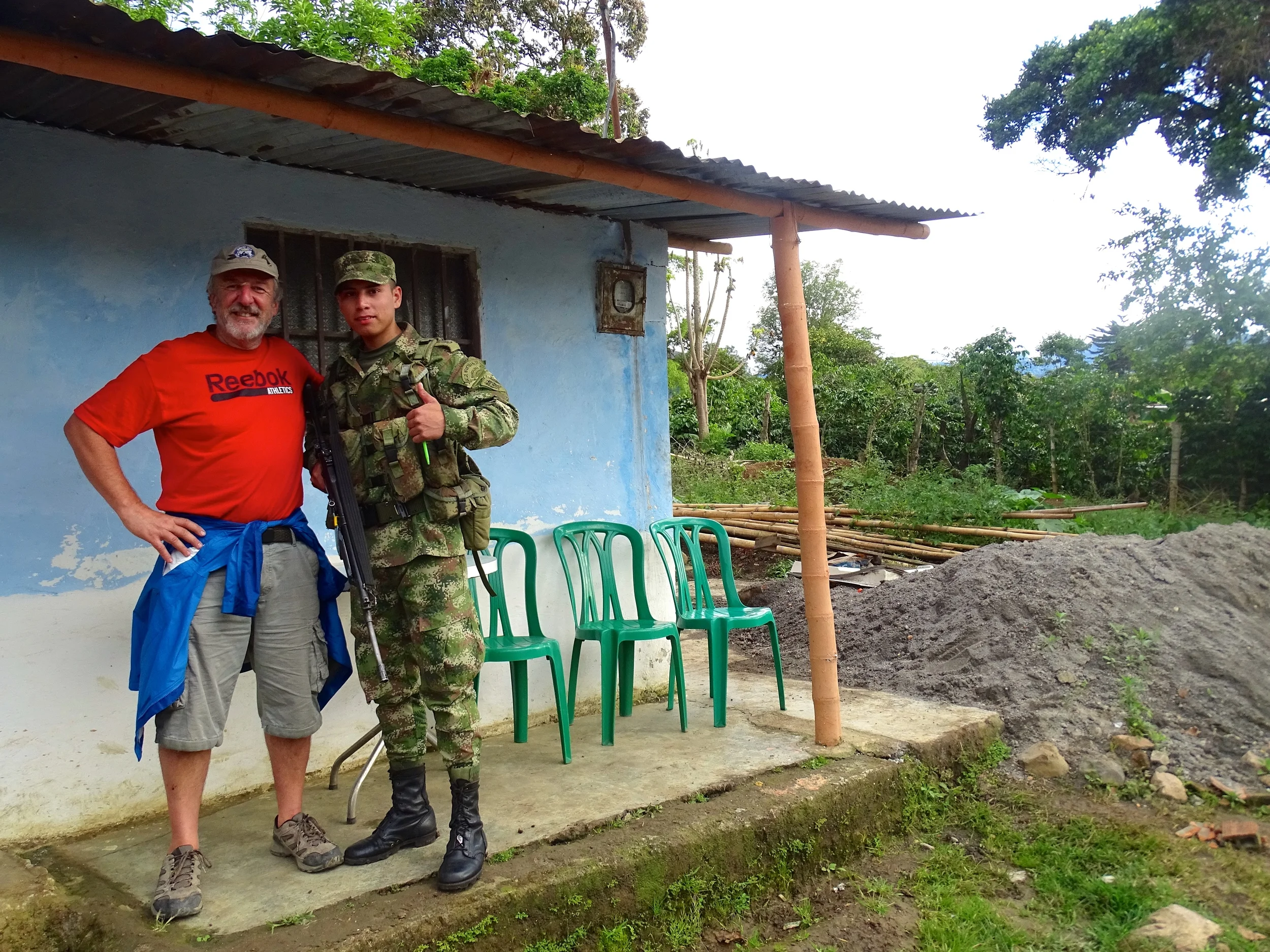 This guy helped us with directions when we were walking on the back road to our hostel in San Agustin, Colombia.