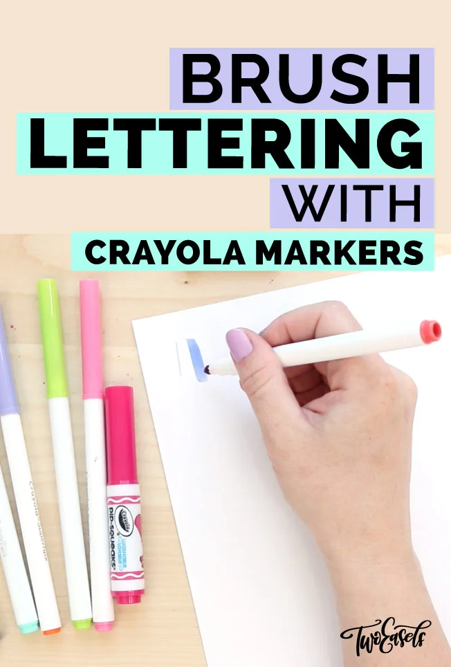 Brush lettering with Crayola markers — Weronika Zubek