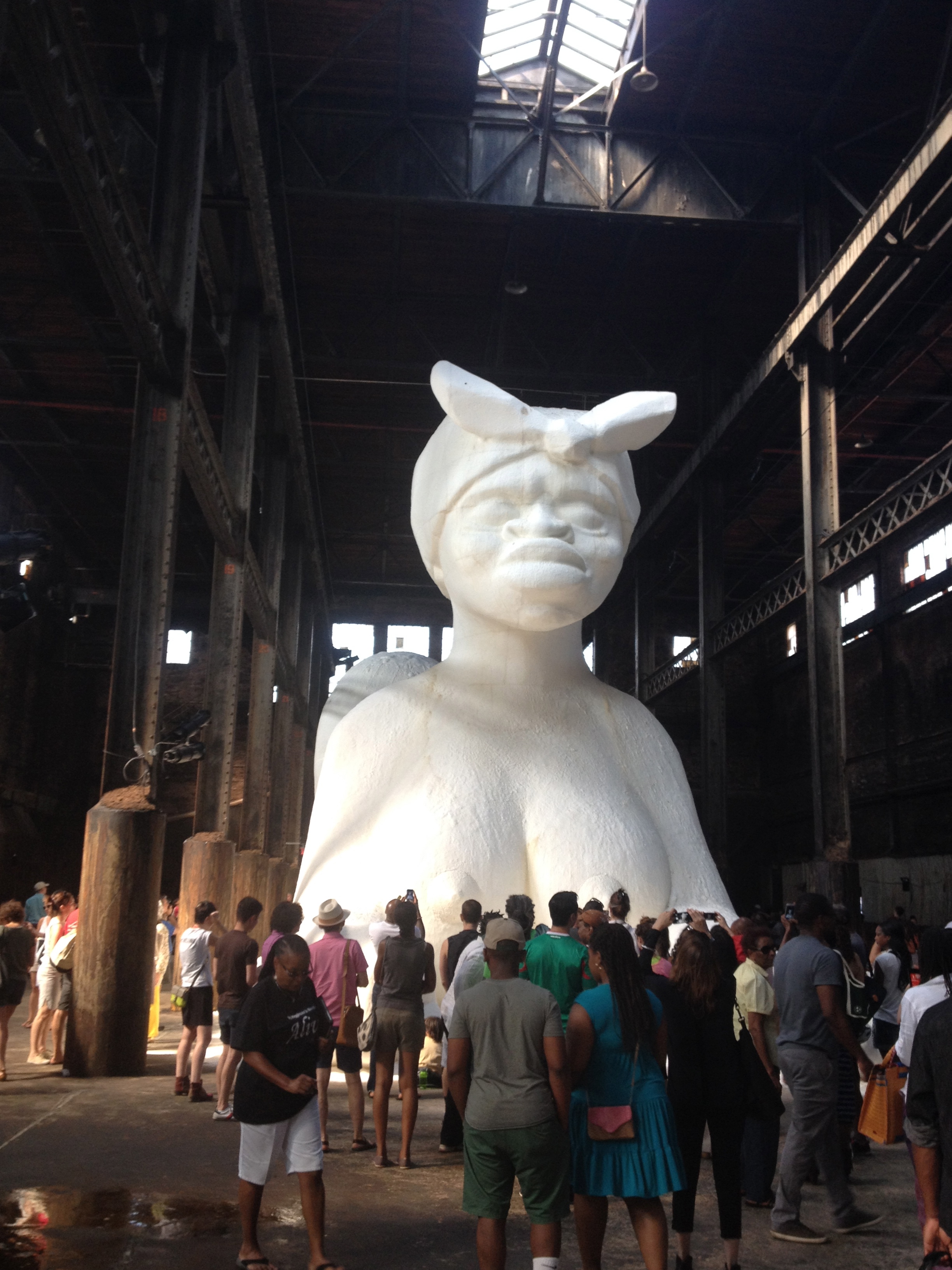 Kara Walker's A SUBTLETY. The audacity. Mind blowing.