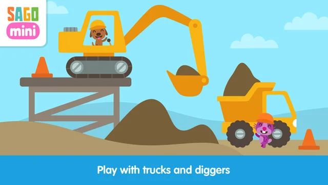 Sago Mini Trucks And Diggers Out Now On iOS