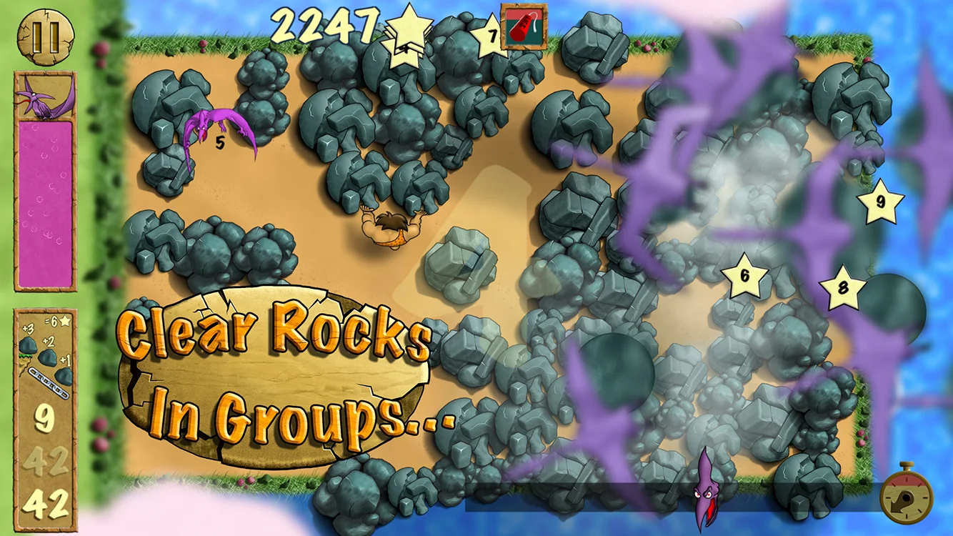 Shiny Talisman Creating a Spinoff Game to Caveman Cliff