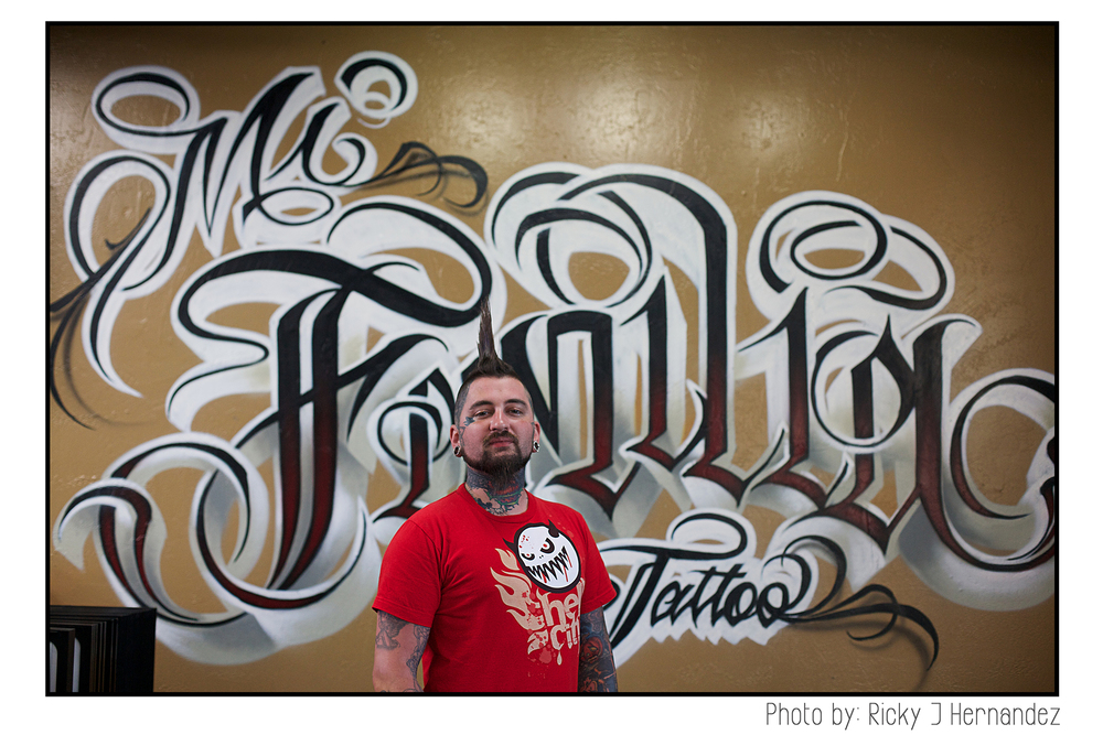 La Familia de "Mi Familia Tattoo"- Tattoo Shop Grand Opening