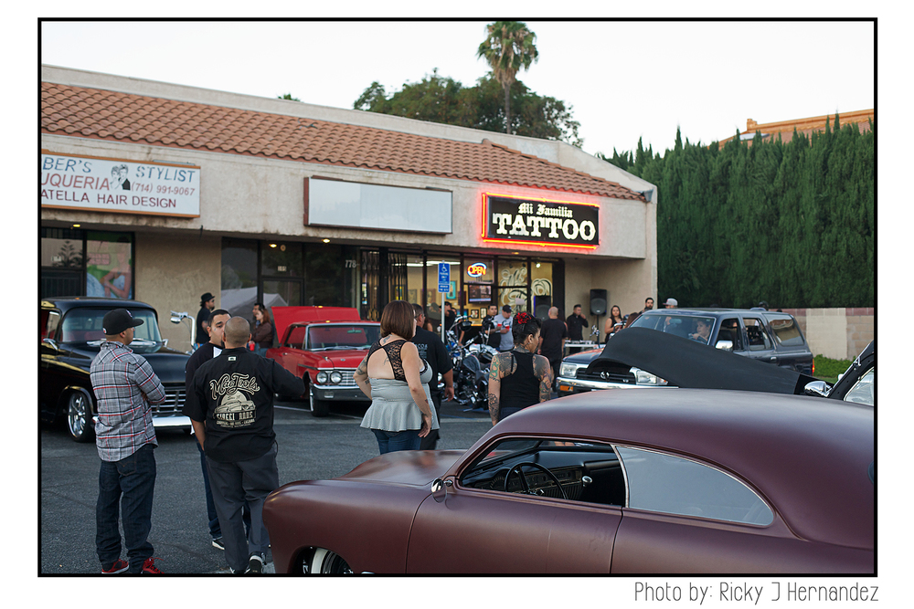 La Familia de "Mi Familia Tattoo"- Tattoo Shop Grand Opening