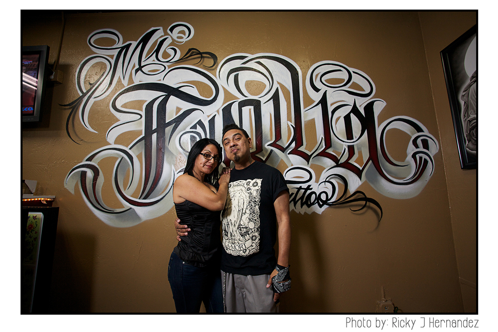 La Familia de "Mi Familia Tattoo"- Tattoo Shop Grand Opening