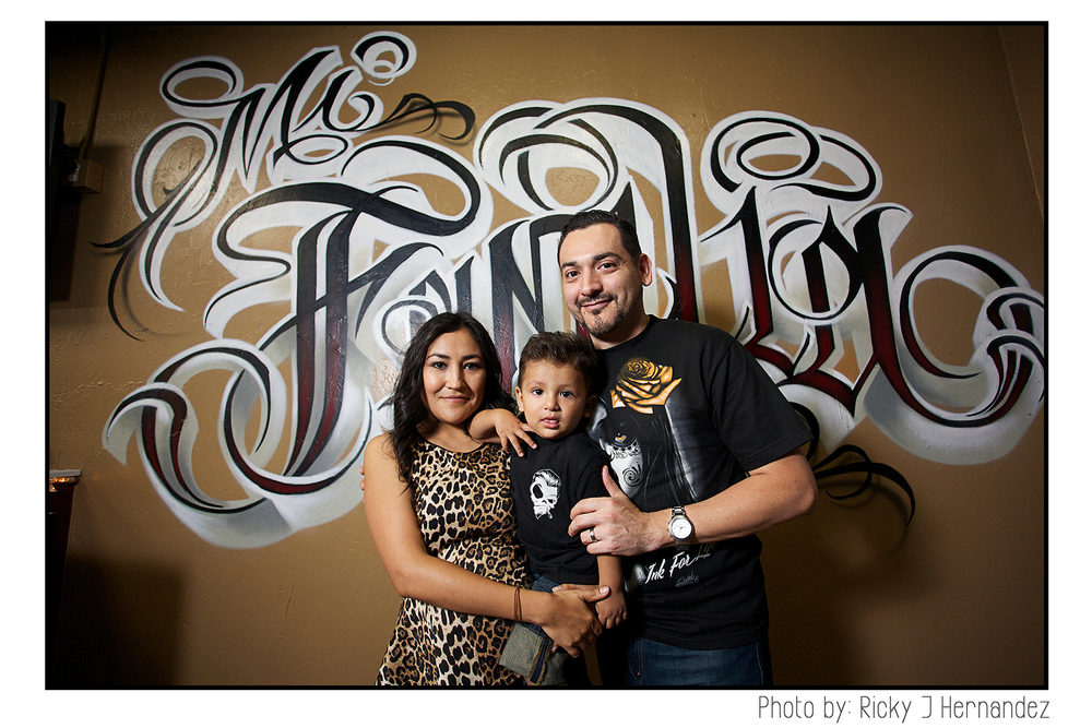 La Familia de "Mi Familia Tattoo"- Tattoo Shop Grand Opening