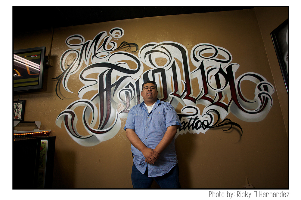 La Familia de "Mi Familia Tattoo"- Tattoo Shop Grand Opening