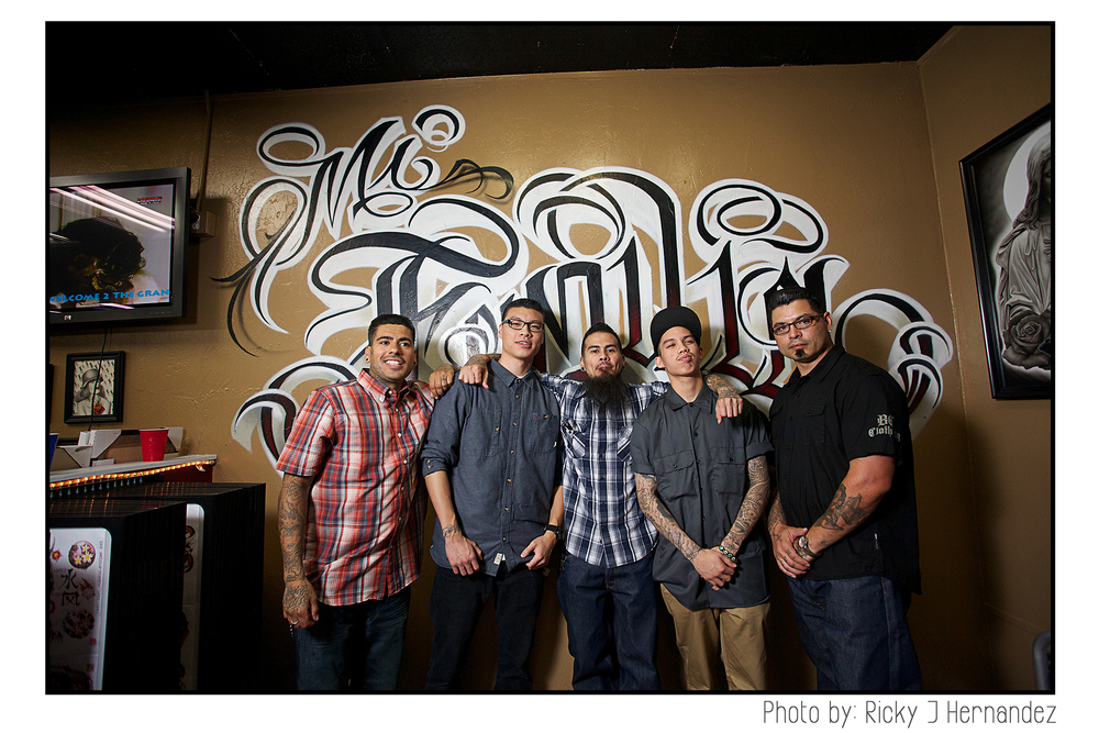 La Familia de "Mi Familia Tattoo"- Tattoo Shop Grand Opening