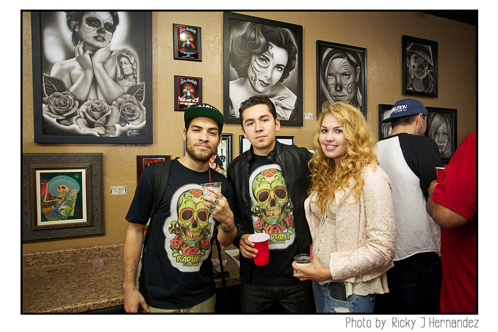 La Familia de "Mi Familia Tattoo"- Tattoo Shop Grand Opening