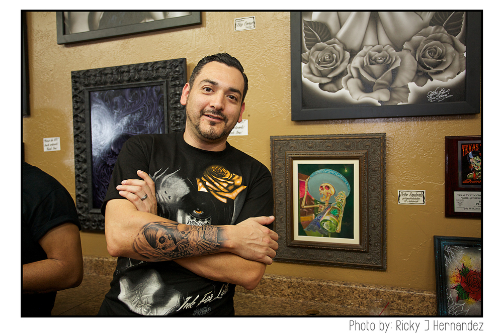 La Familia de "Mi Familia Tattoo"- Tattoo Shop Grand Opening