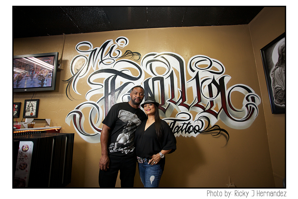 La Familia de "Mi Familia Tattoo"- Tattoo Shop Grand Opening