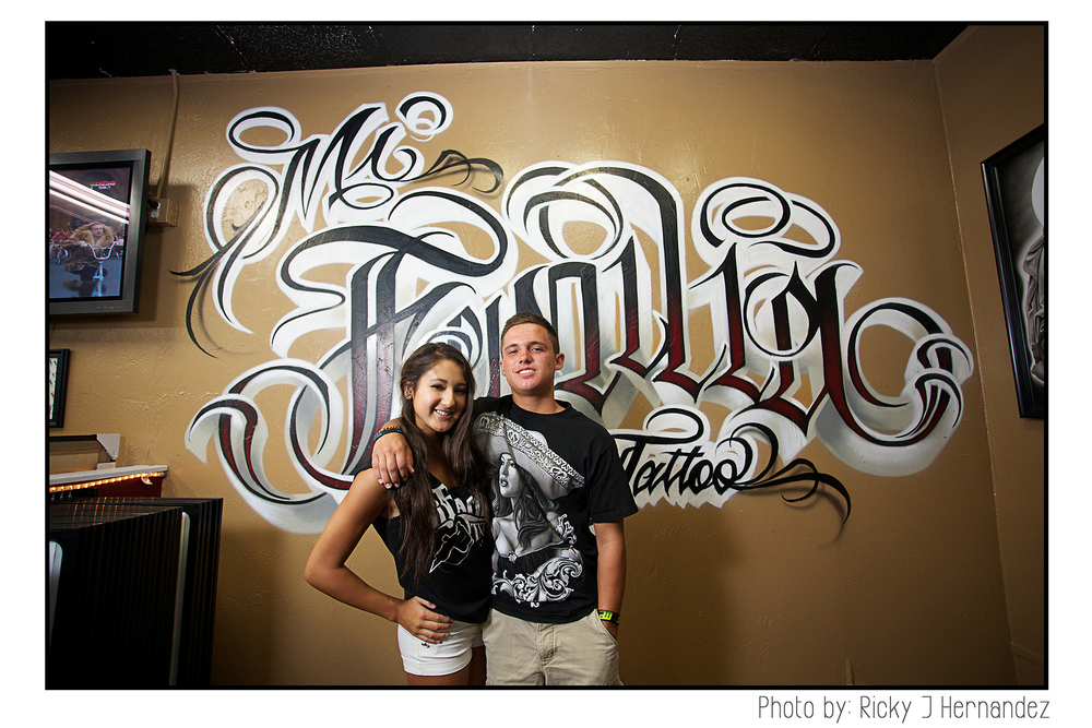 La Familia de "Mi Familia Tattoo"- Tattoo Shop Grand Opening