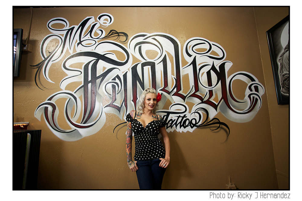 La Familia de "Mi Familia Tattoo"- Tattoo Shop Grand Opening