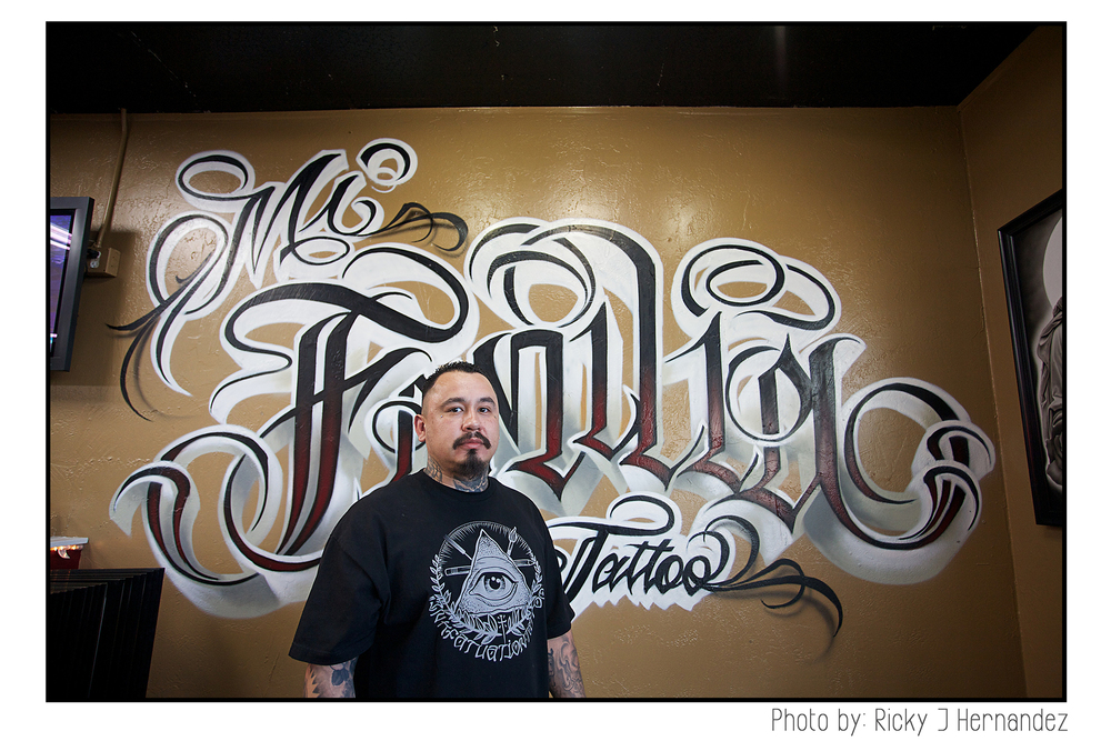 La Familia de "Mi Familia Tattoo"- Tattoo Shop Grand Opening