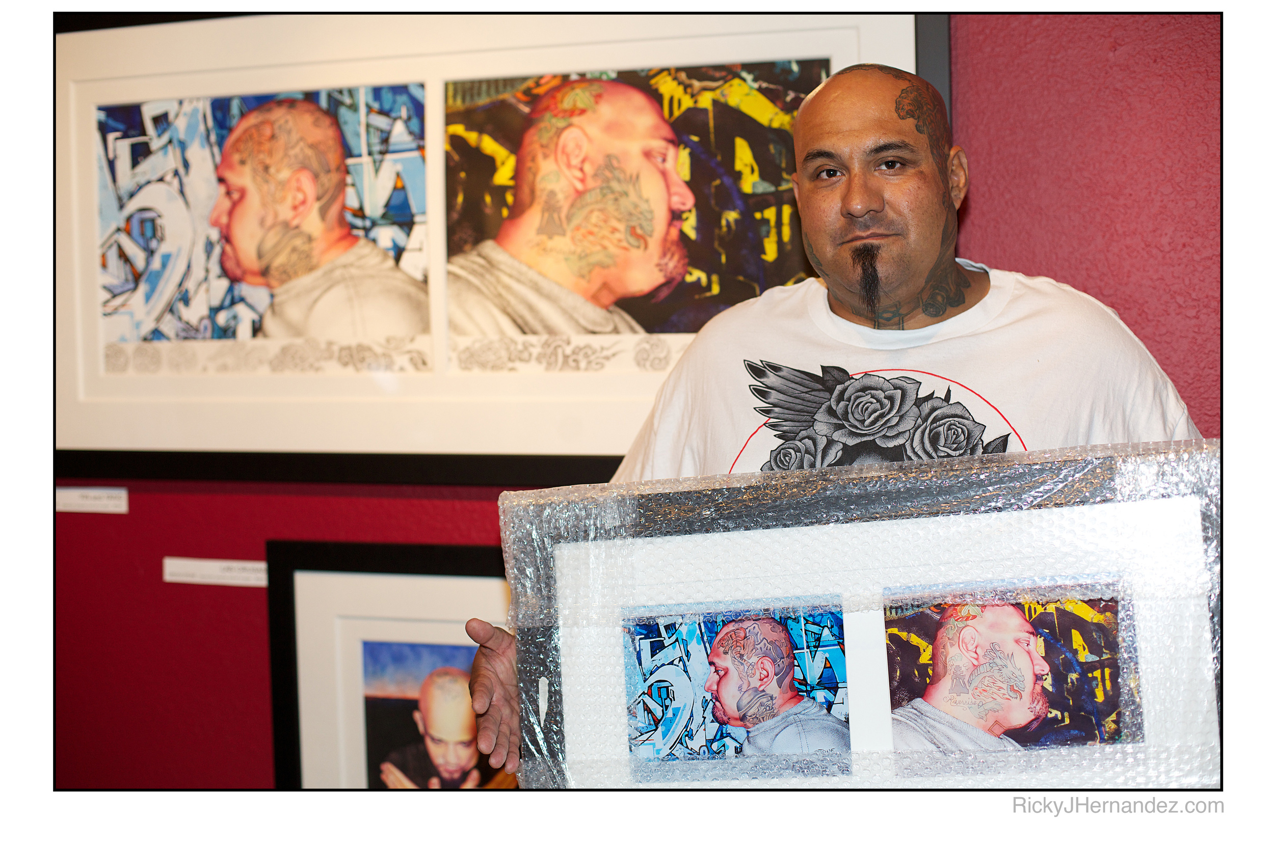 Photos of Gregg Stone Solo Show at Laguna Art walk in Laguna Ink