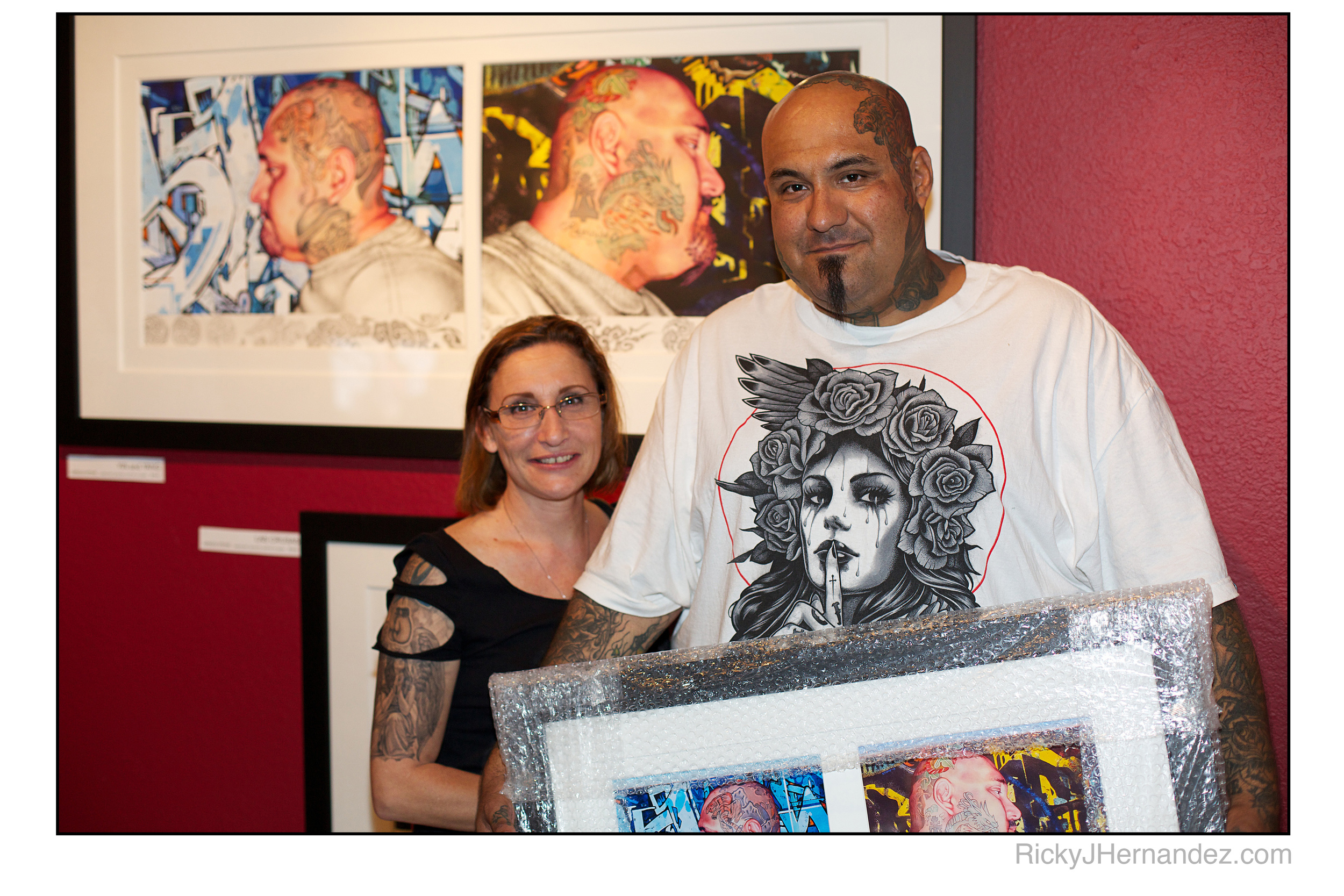 Photos of Gregg Stone Solo Show at Laguna Art walk in Laguna Ink