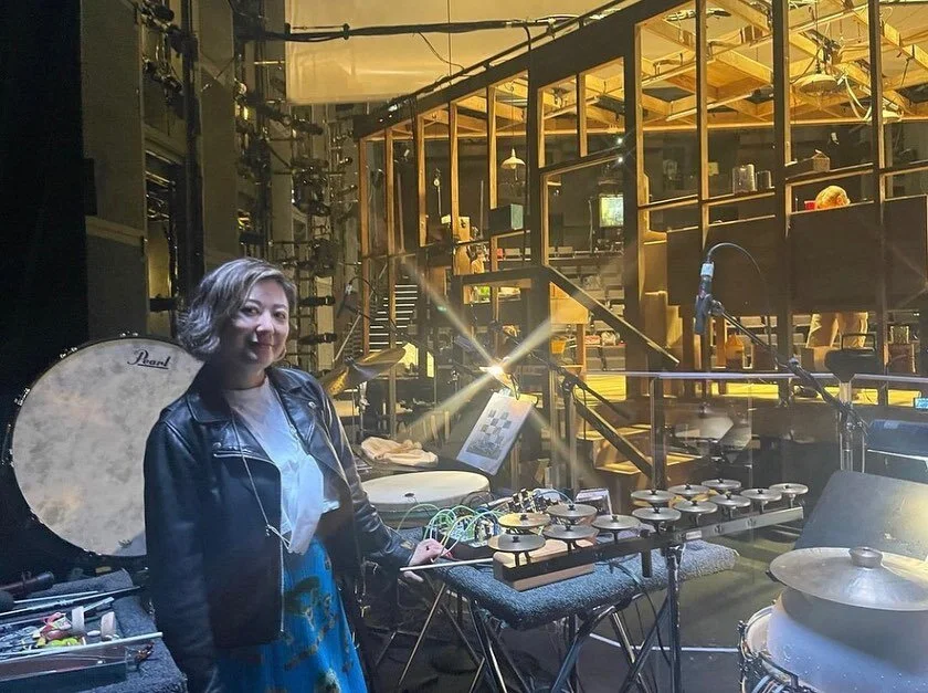 Thrilled to play this massive percussion/drums and electronics set for the new opera &ldquo;In Our Daughter&rsquo;s Eyes&rdquo; by @duyun ❤️ Staring @nathangunn1 and produced by @bethmorrisonprojects and @laopera 

Photo by @duyun 

#worldpremiere #d