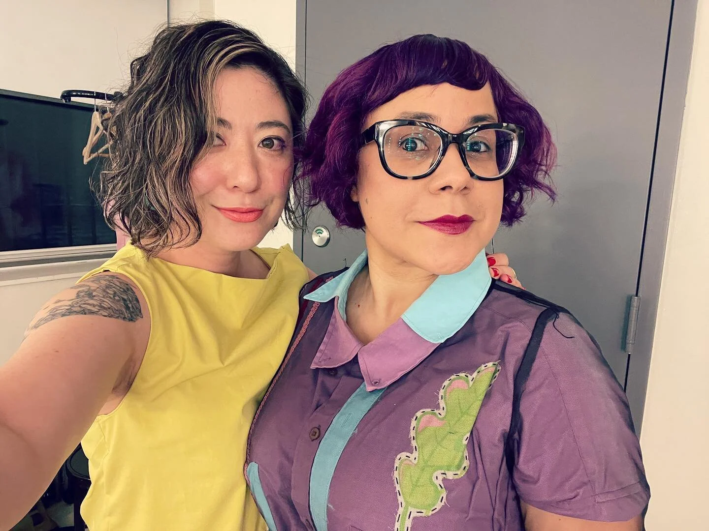 Pre-show with my girl @little_miss_echo