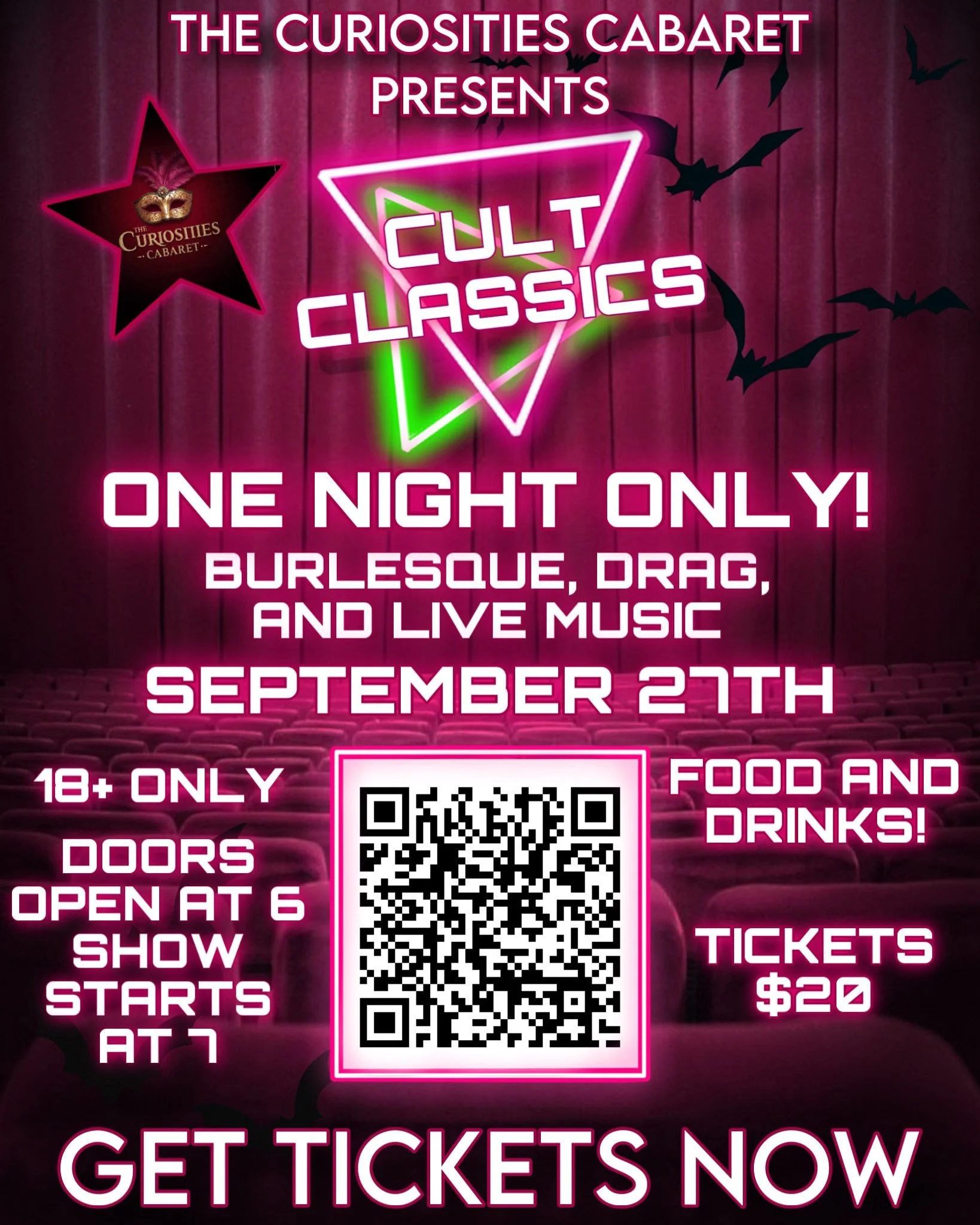 The Curiosities Cabaret Presents Cult Classics