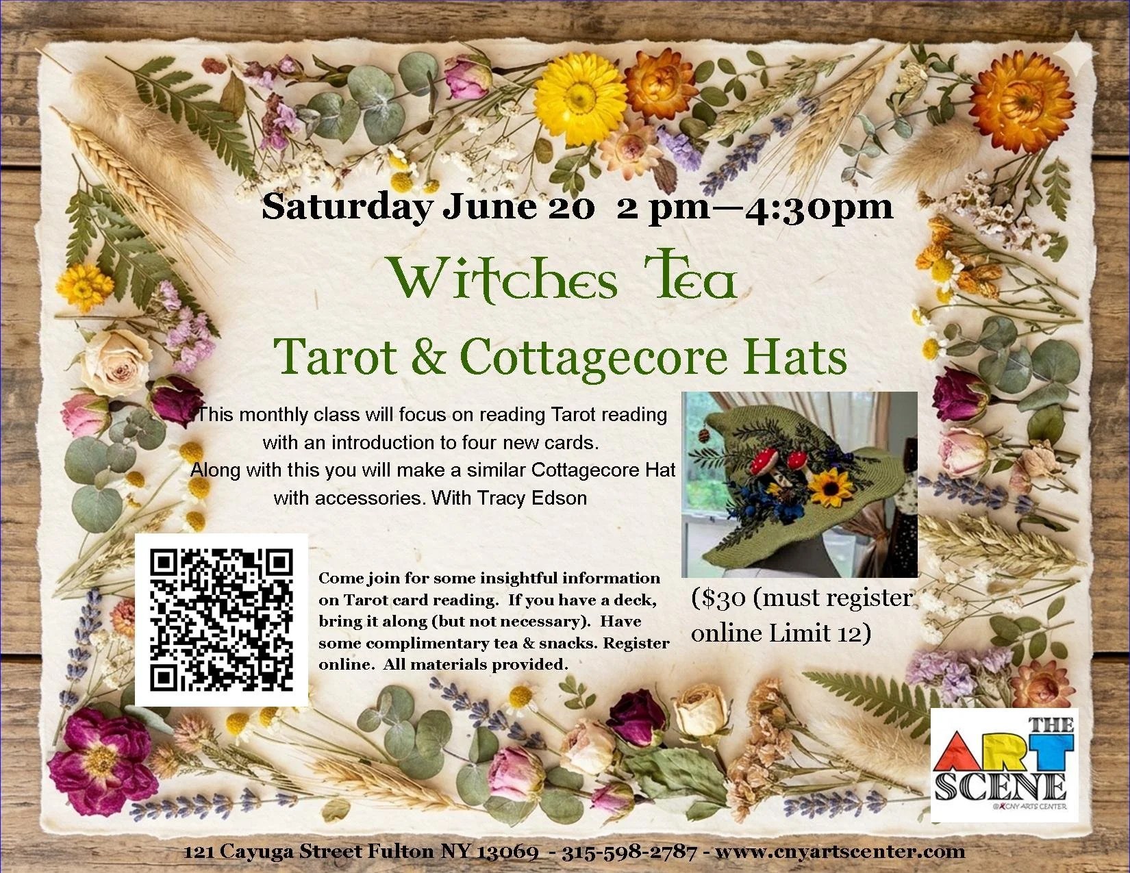 Witched Tea- Tarot Reading and Cottagecore Hats