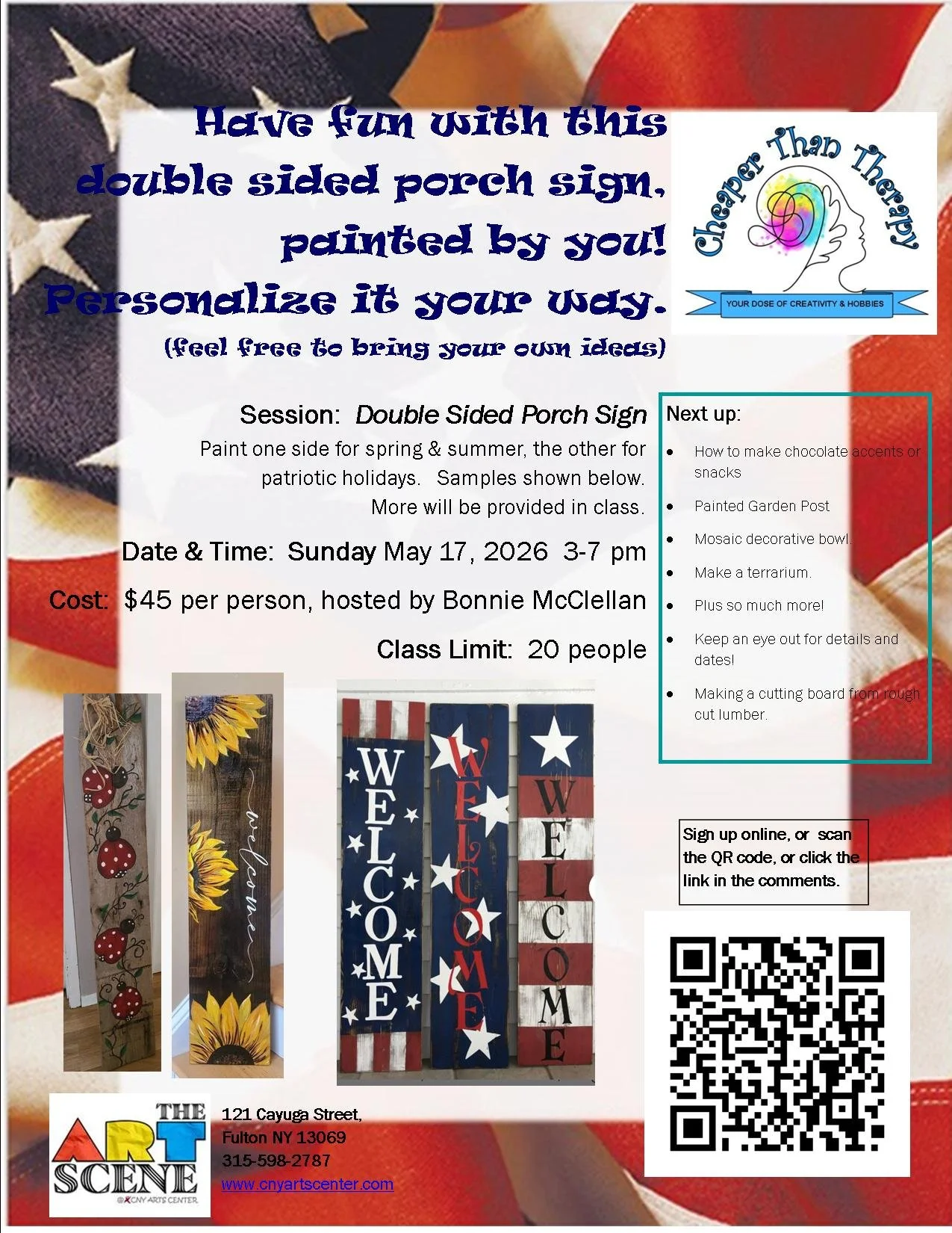 Porch Sign- Double Sided