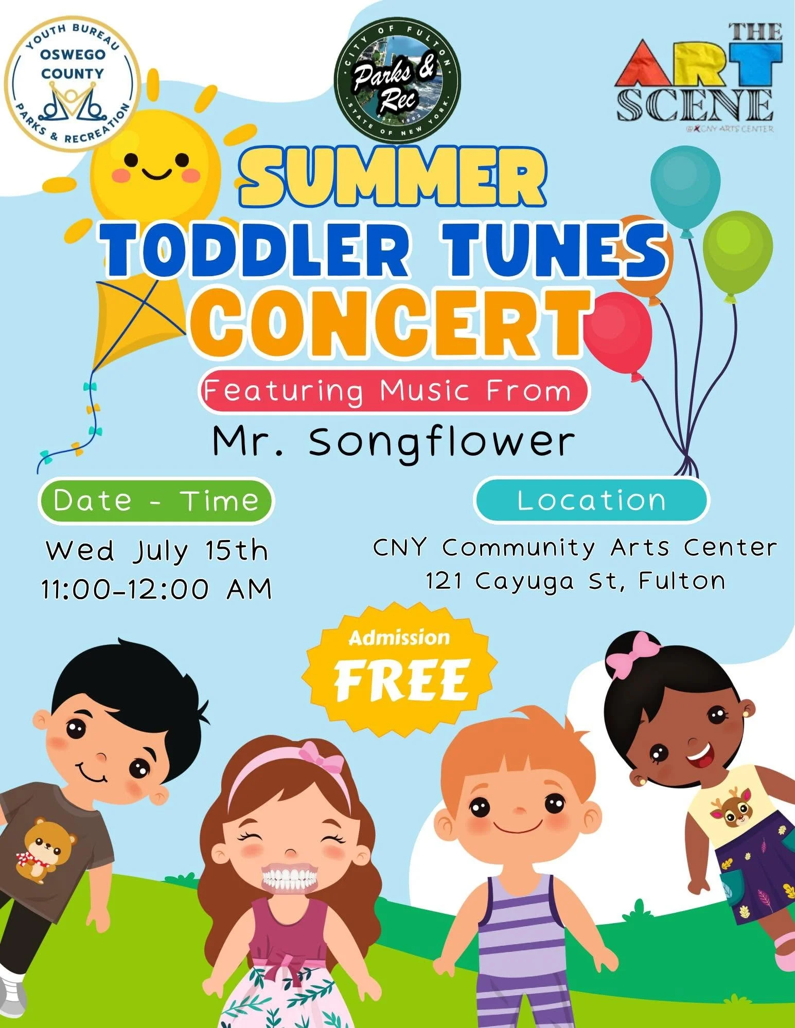 Summer Toddler Tunes Concert