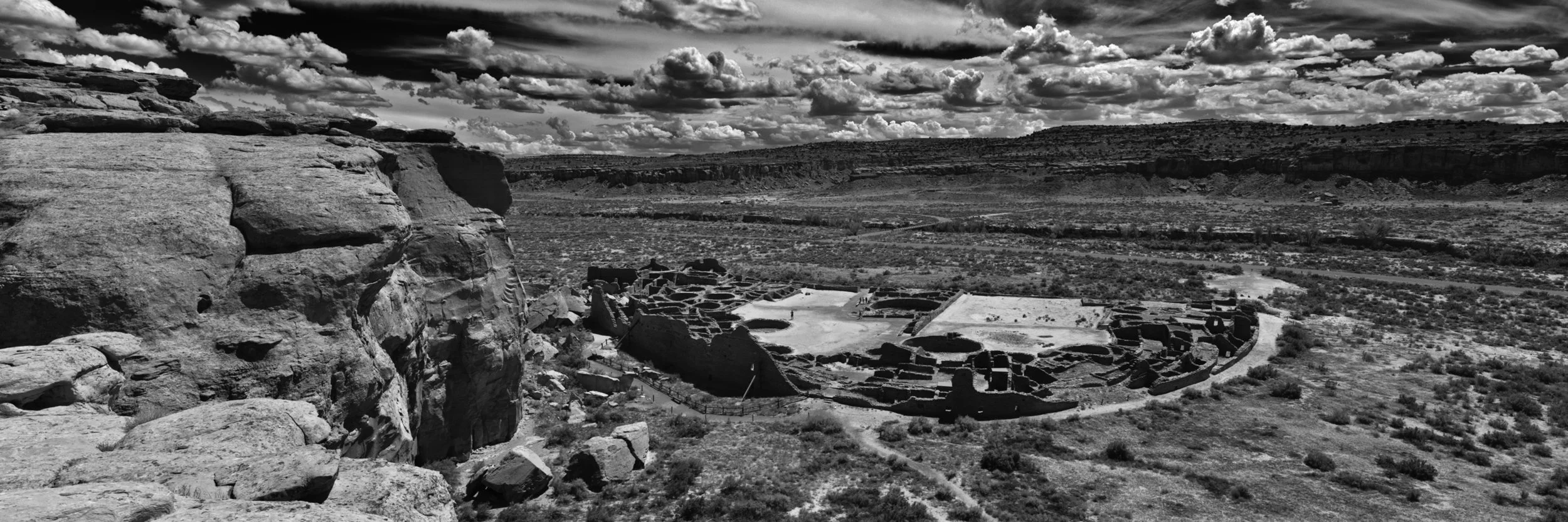 Pueblo Bonito Overlook- Chaco Culture National Historical Park, New Mexico