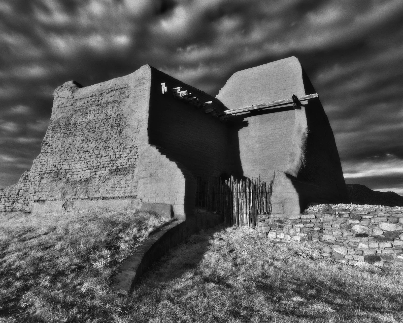 Mission North East Side- Pecos National Historical Park, New Mexico