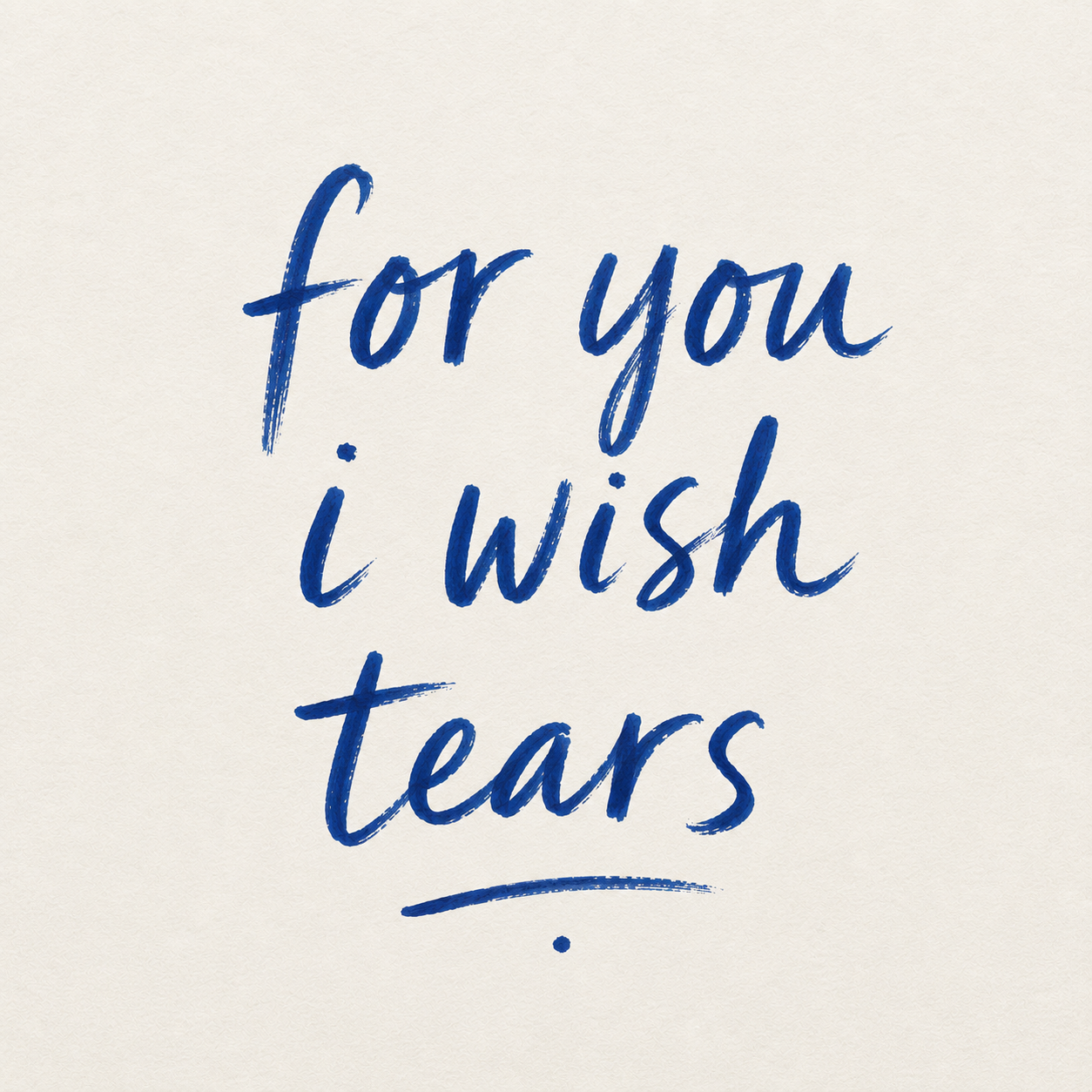 a simple man’s wish