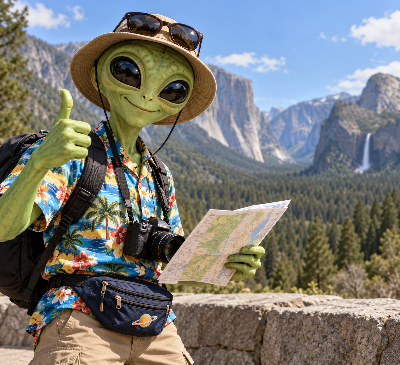 The Alien Tour Guide