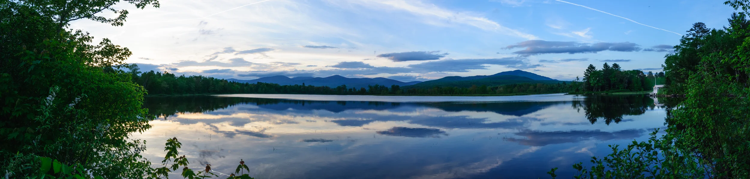 I shared a photo of Silver Lake earlier this week in my post Ask Good Questions and have been working on this larger panoramic view. I captured this image after a fantastic hike at Gulf Hagas, Maine USA. One of the best parts was having the trail to myself for hours of quiet exploration and creation. 