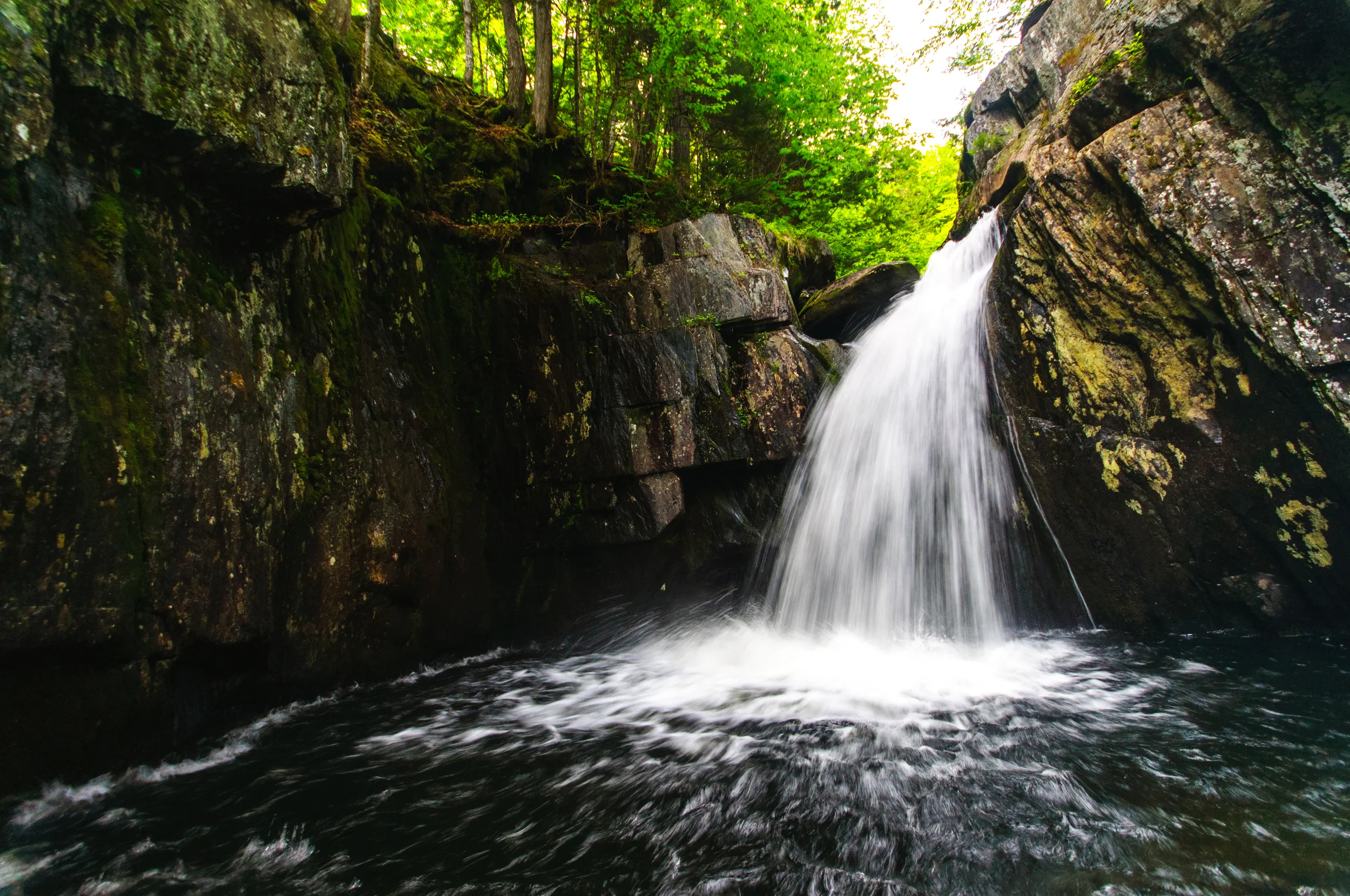 Screw Auger Falls, Gulf Hagas, Maine, USA. June 2015
