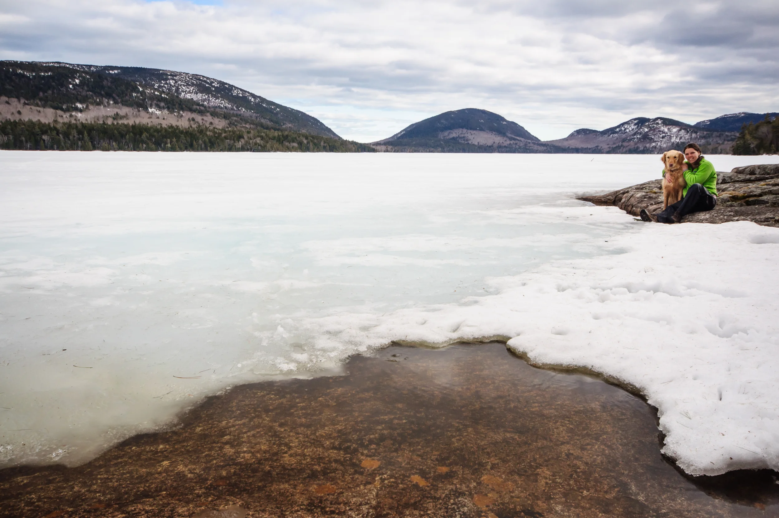 Jordan Pond, Acadia National Park, Maine April 2015