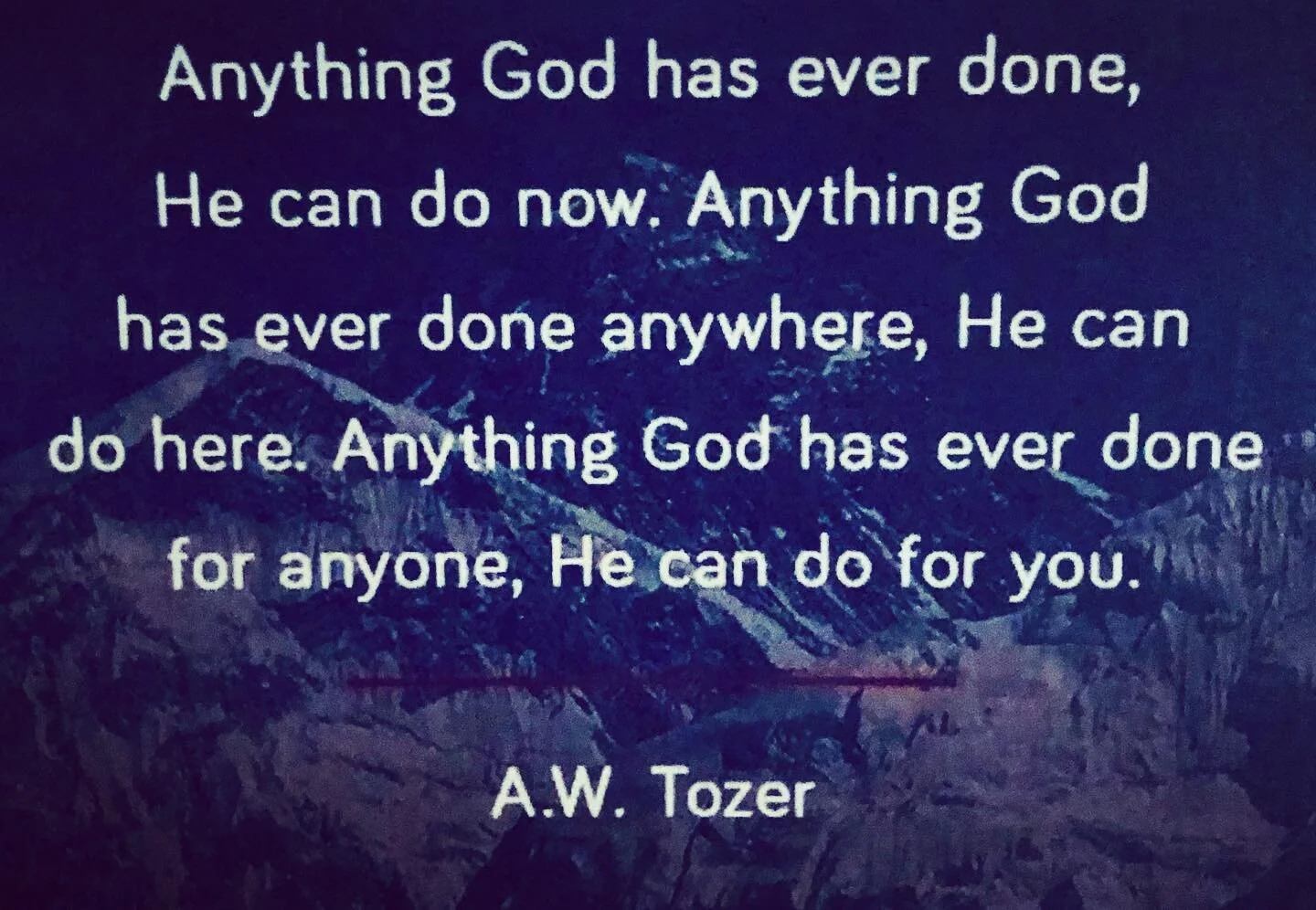 Made me think.