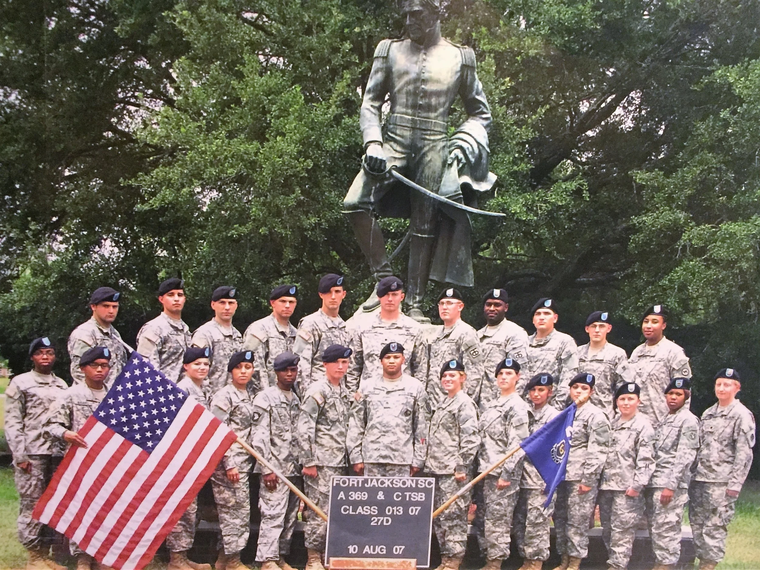JAG Corp leads the way!!! HOOOOOAH!!! I was initially trained as a military paralegal in the JAG Corp (27D). I'm the fourth guy on the top. Zero deployments and I'm not a veteran - please save that honorable title for those who sacrificed time while deployed or spent part of their lives serving in an active duty capacity!