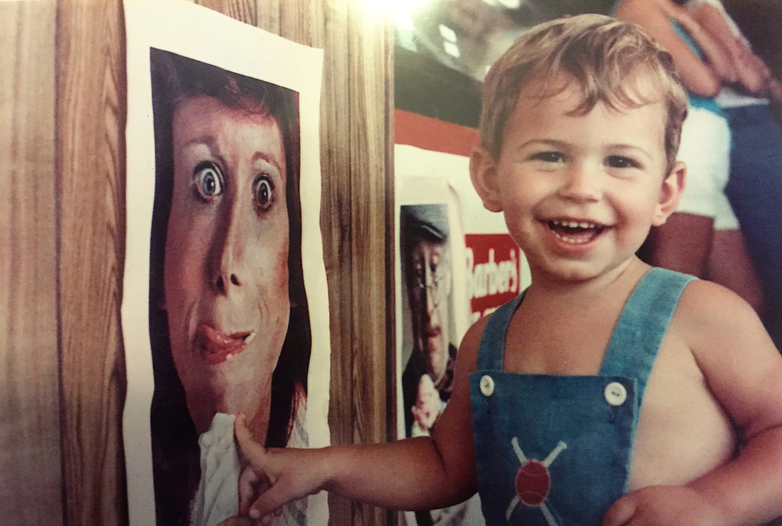 One serious throwback picture... I think I was 18 months here. Honestly, my personality probably hasn't changed much!
